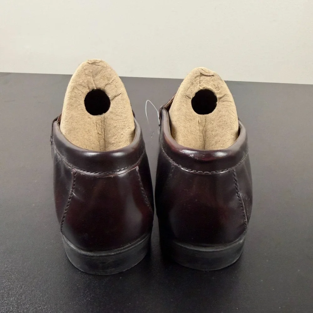 Cole Haan Air Pinch Penny Loafers Men's 5 Brown Burgundy Leather Classic Slip On